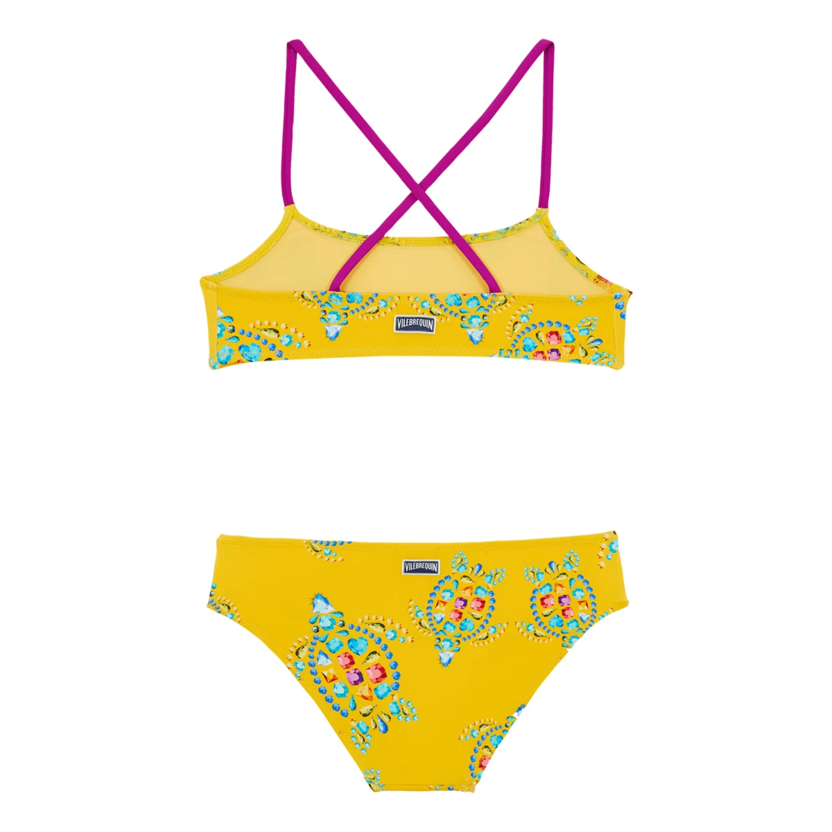 Resim Kız Çocuk Vendome Turtles Galac Bikini GLCAH122-115 | Vilebrequin