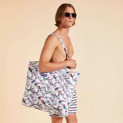 Resim Unisex Rainbow Birds Babette Çanta
