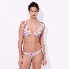 Resim Kadın Rainbow Flowers Flamme Bikini Altı