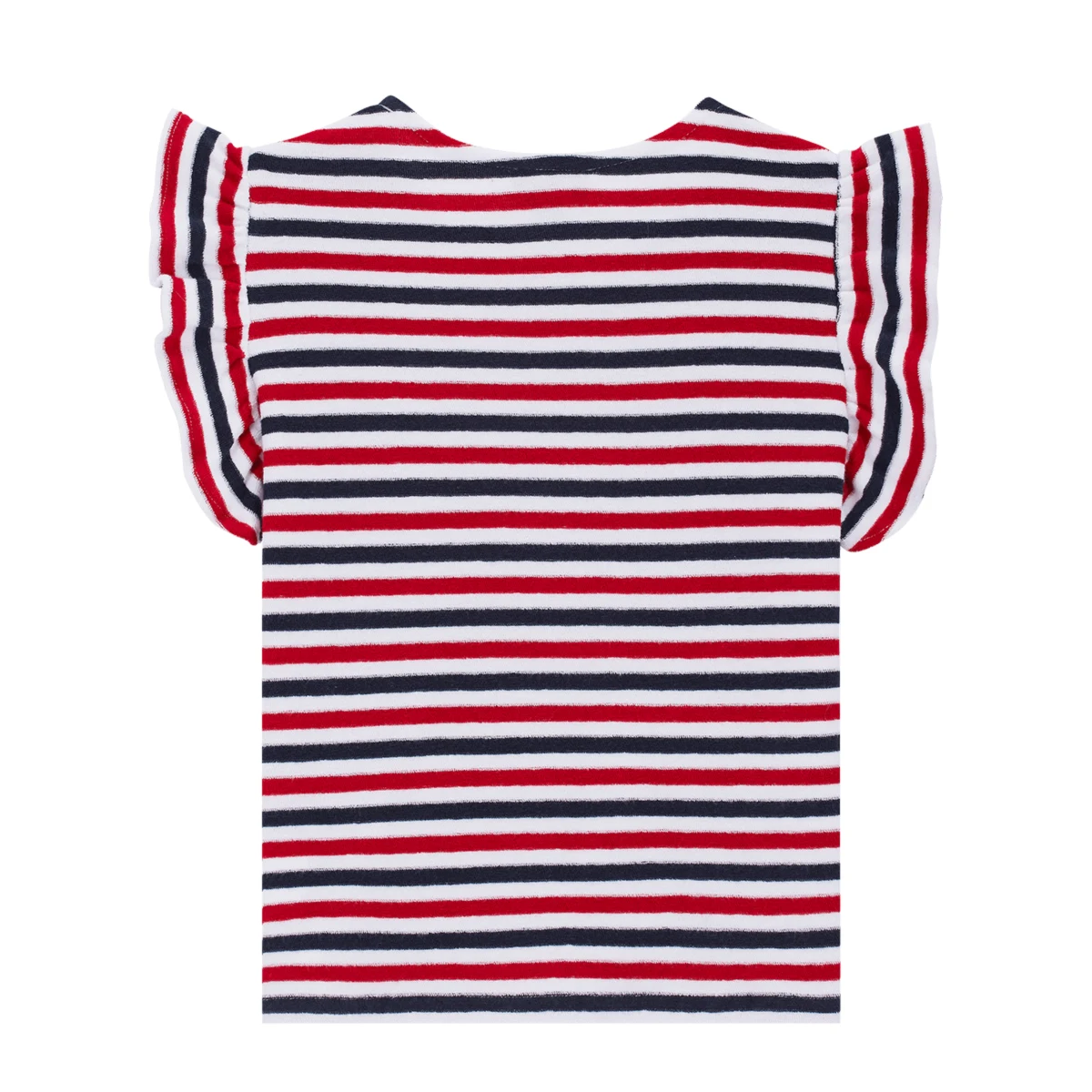 Resim Kız Çocuk Striped Genny Tişört ENNAQ445-986 | Vilebrequin