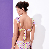 Resim Kadın Rainbow Flowers Lizzy Bikini Üstü