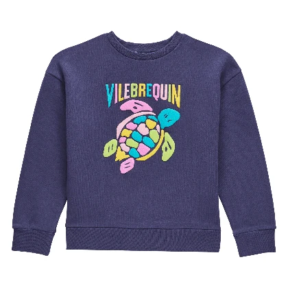 Resim Kız Çocuk Galapa Multicolore Turtle Sweatshirt