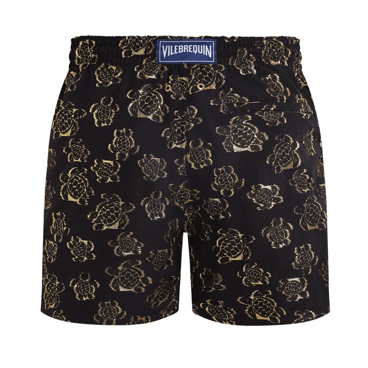 Resim Erkek Ronde des Tortues Jacquard Broché Moopea Mayo MPACA636-990 | Vilebrequin