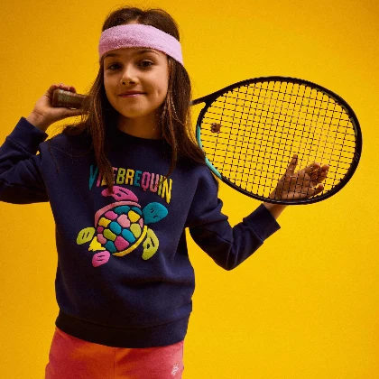 Resim Kız Çocuk Galapa Multicolore Turtle Sweatshirt
