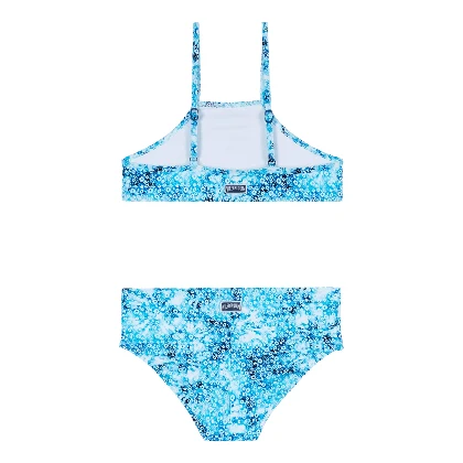 Resim Kız Çocuk Gomette Flowers Tie & Dye Bikini