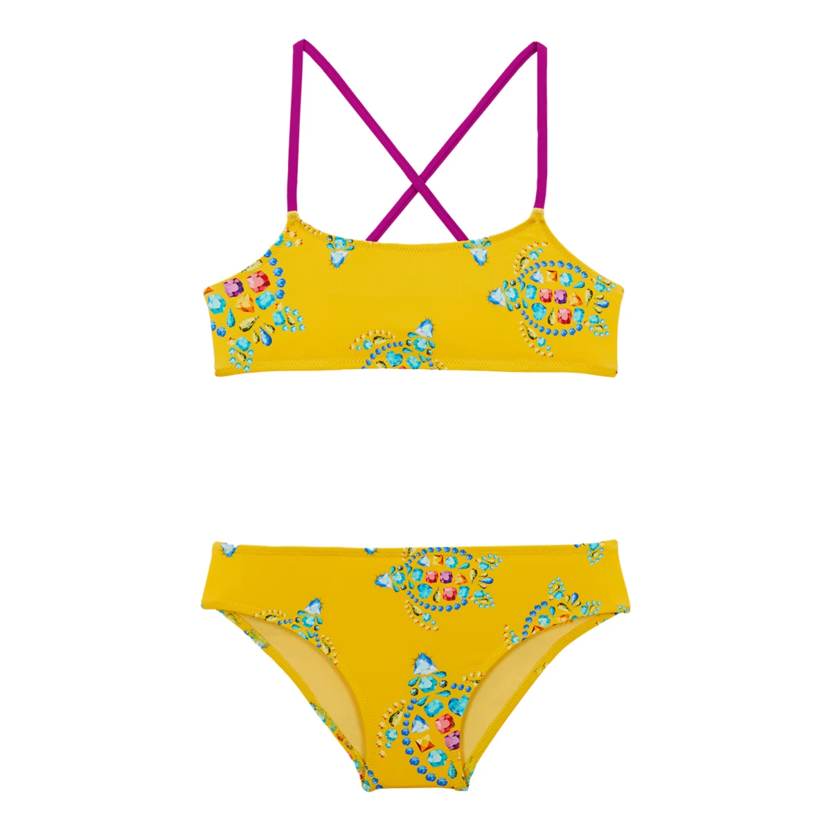 Resim Kız Çocuk Vendome Turtles Galac Bikini GLCAH122-115 | Vilebrequin
