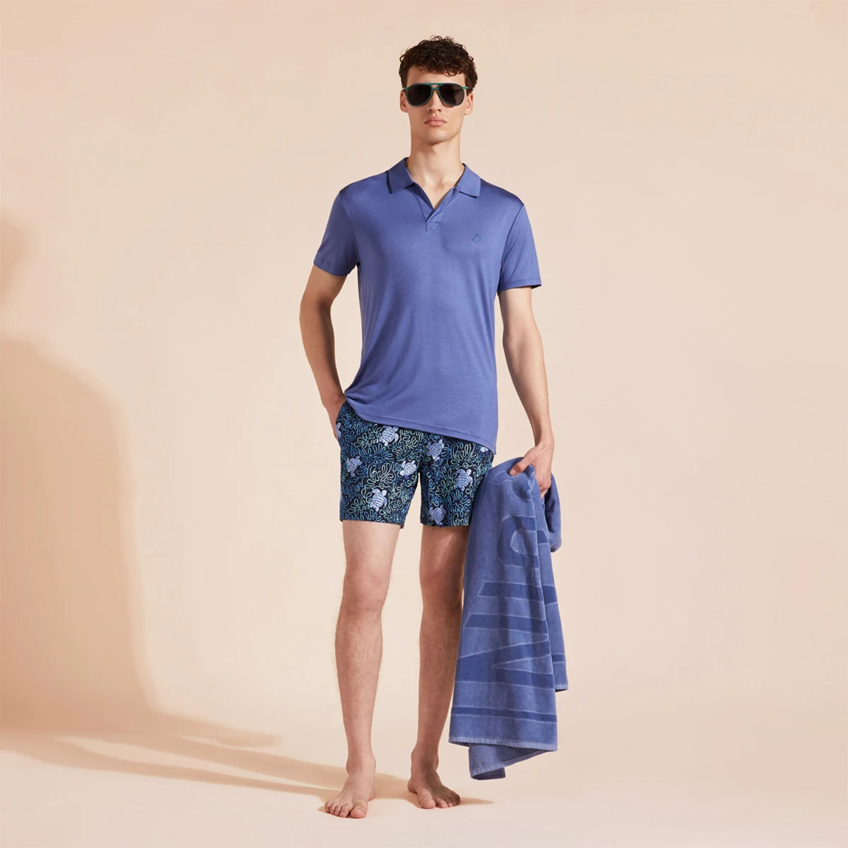 Resim Erkek Pirinol Tencel Polo PRLH9R02-604 | Vilebrequin