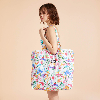 Resim Unisex Happy Flowers Babel Çanta