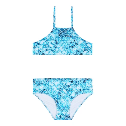 Resim Kız Çocuk Gomette Flowers Tie & Dye Bikini