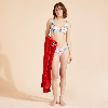 Resim Kadın Happy Flowers Flamme Bikini Altı