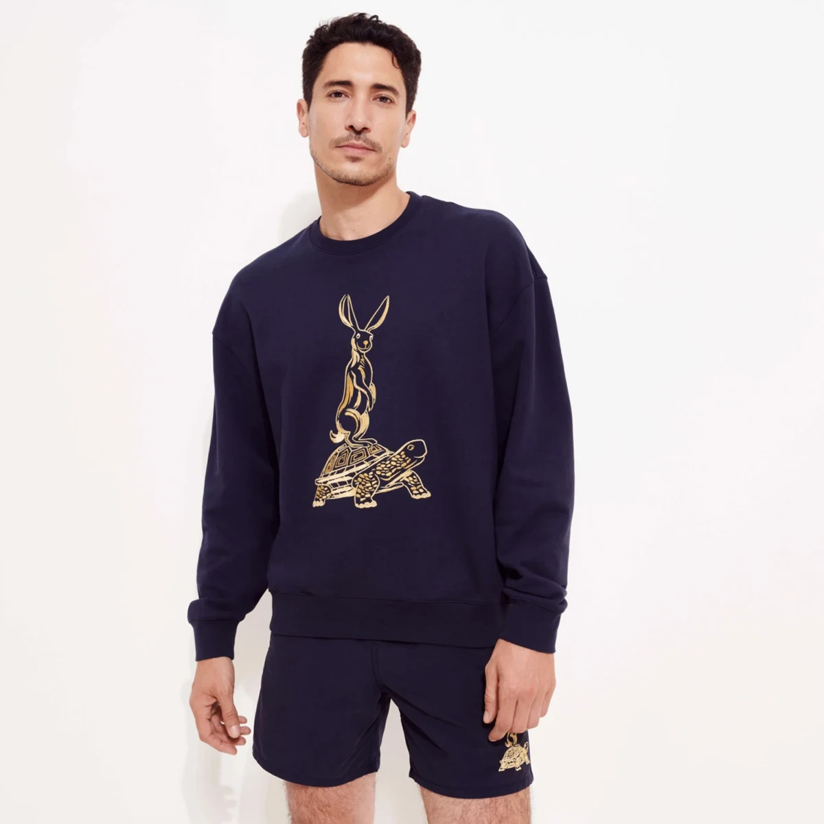 Resim Erkek the Year of The Rabbit Sweet Sweatshirt SWEC3S22-390 | Vilebrequin