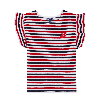 Resim Kız Çocuk Striped Genny Tişört