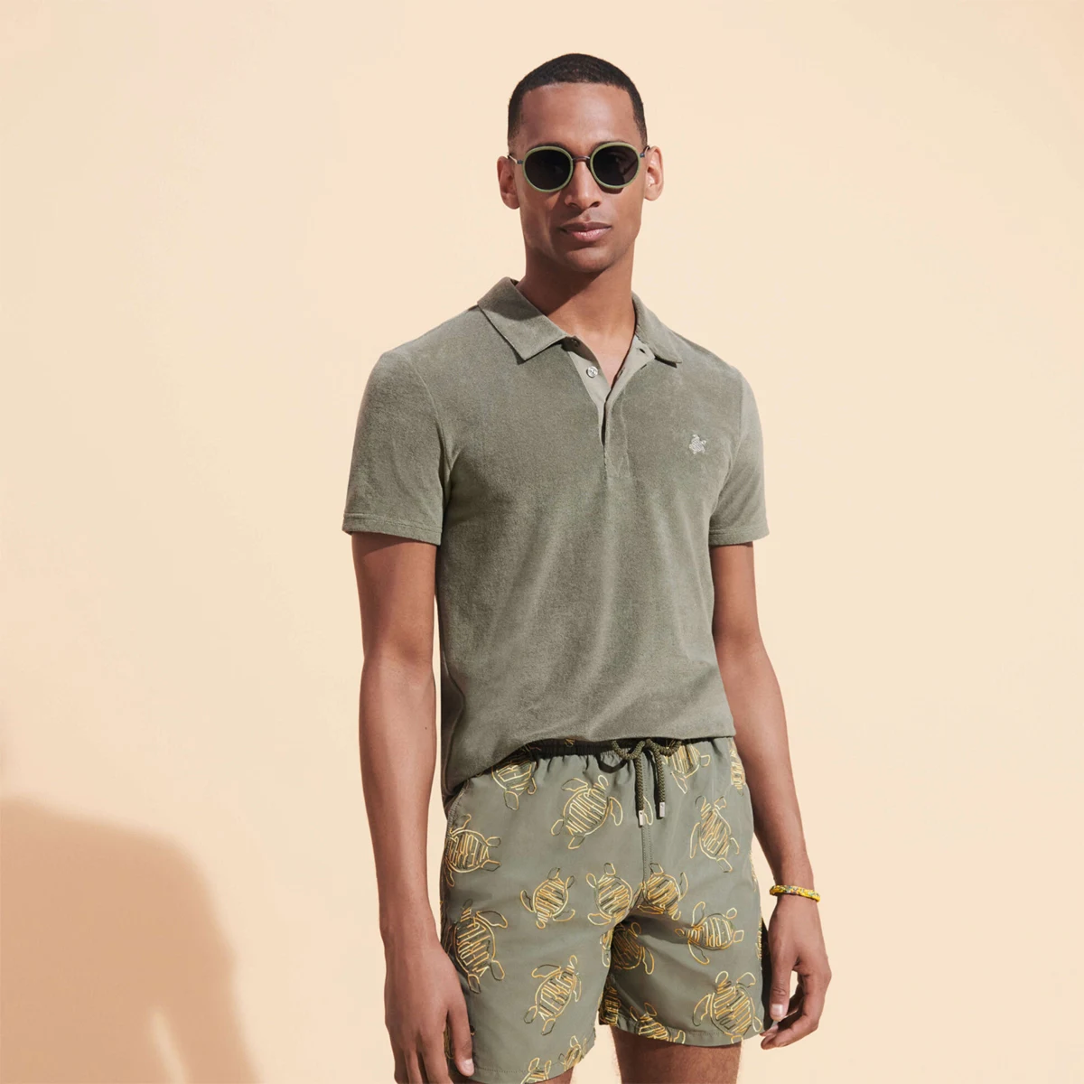 Resim Erkek Mistral BQ Turtles - Limited Edition Mayo MISH3C08-472 | Vilebrequin