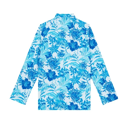 Resim Çocuk Tahiti Flowers Ginko-Z UV Korumalı Tişört