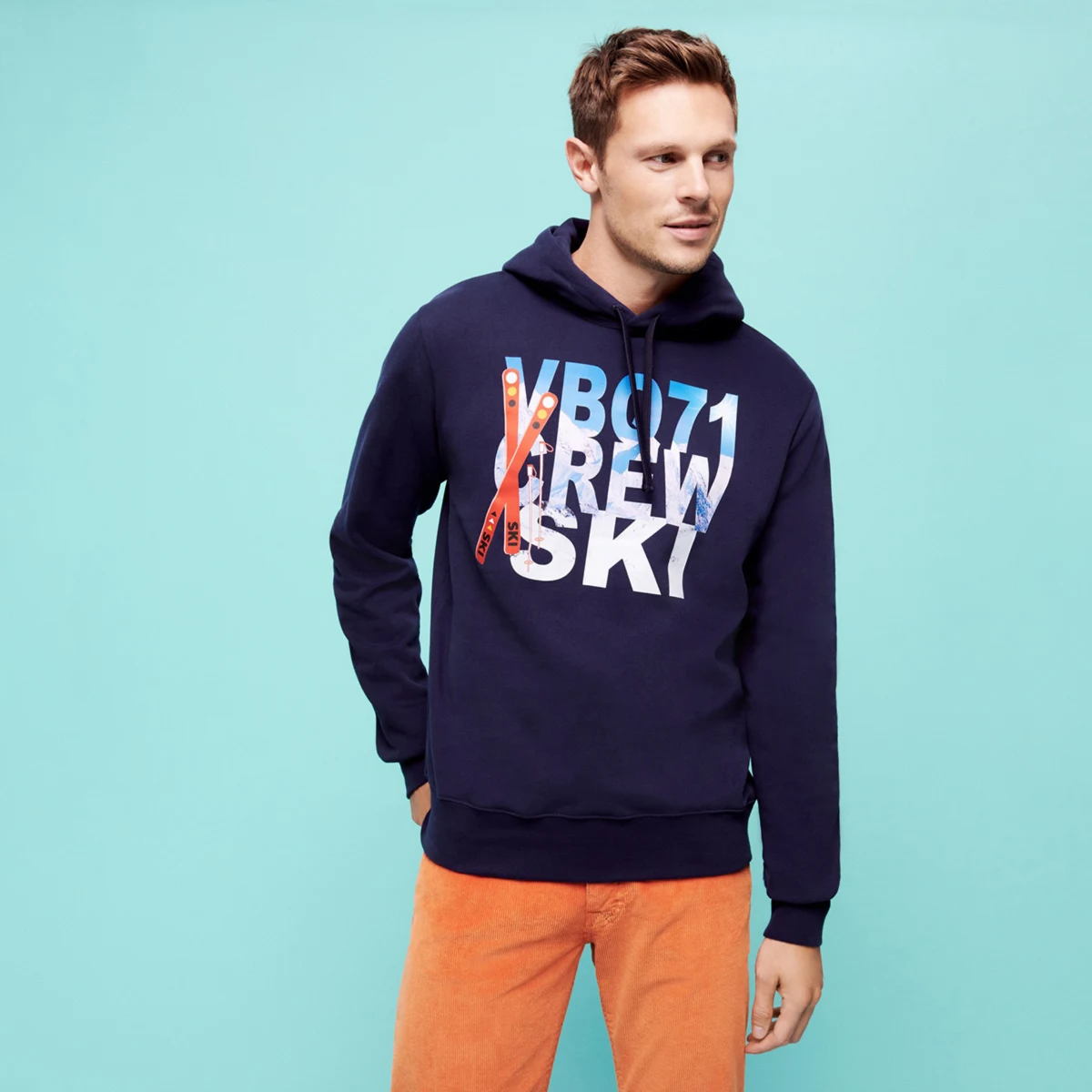 Resim Erkek VBQ71 Ski Chablais Sweatshirt CHBC3P46-003 | Vilebrequin