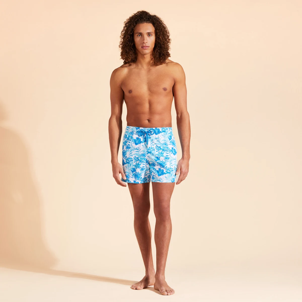 Resim Erkek Tahiti Flowers Moorise Mayo MSOAF103-010 | Vilebrequin