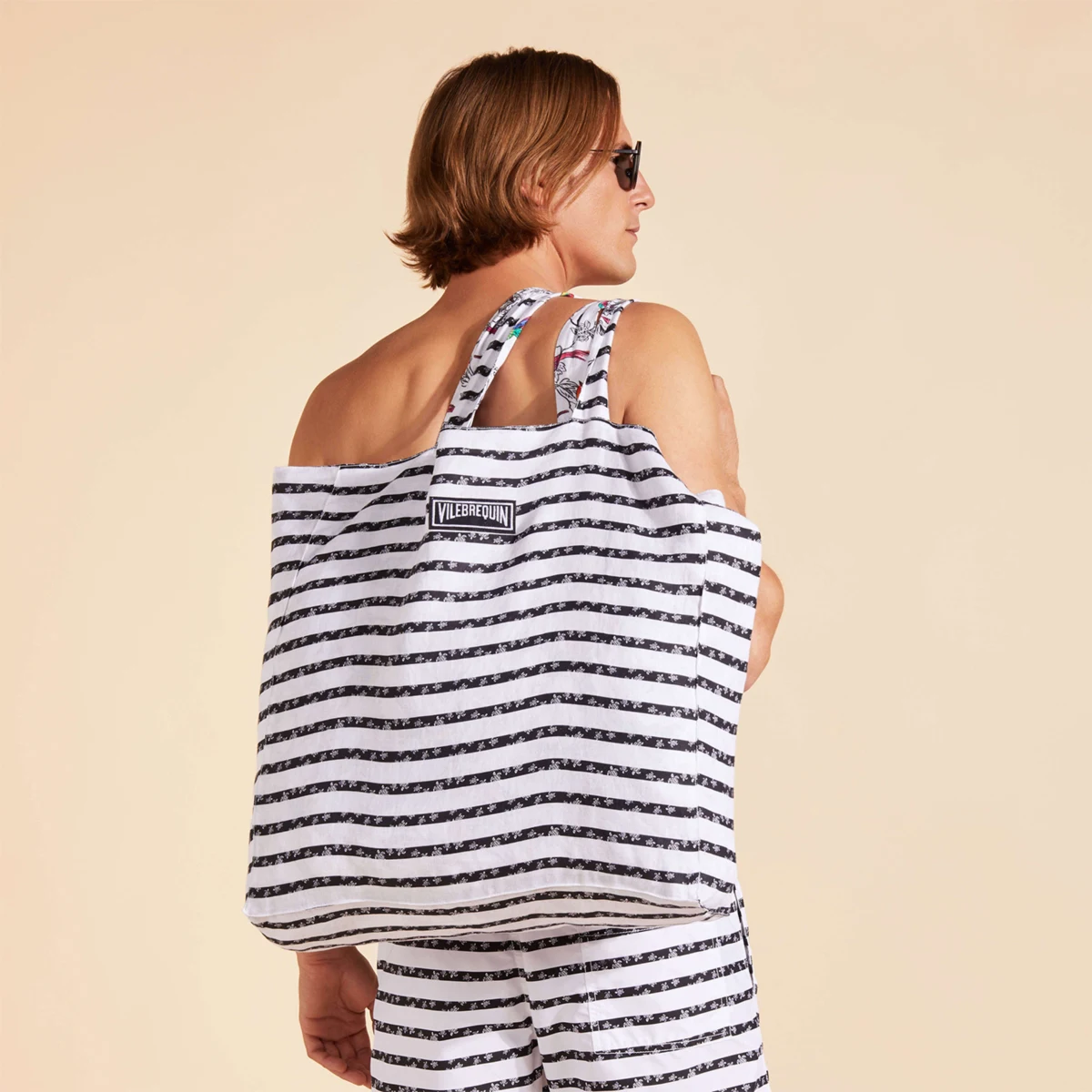 Resim Unisex Rainbow Birds Babette Çanta BBTA1239-010 | Vilebrequin
