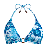 Resim Kadın Tahiti Flowers Flechett Bikini Üstü