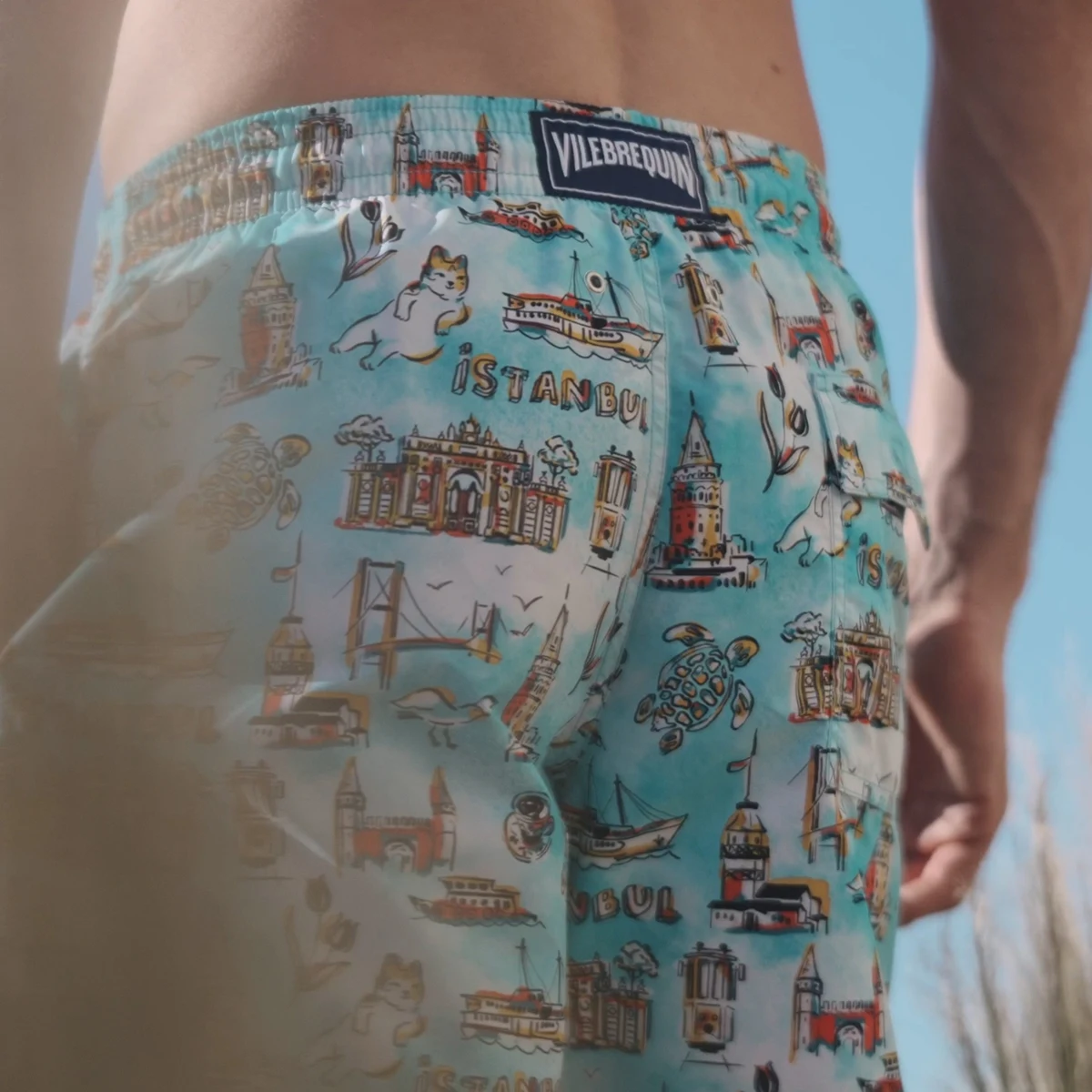 Resim Erkek Moorea Vilebrequin İstanbul Limited Edition Mayo MOOZ3B02-381 | Vilebrequin